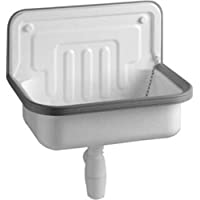 Alape marcada Platillos AG.Acero forma 505- 50-5 x 33-5 cm- 1 pieza- color blanco- 113541305